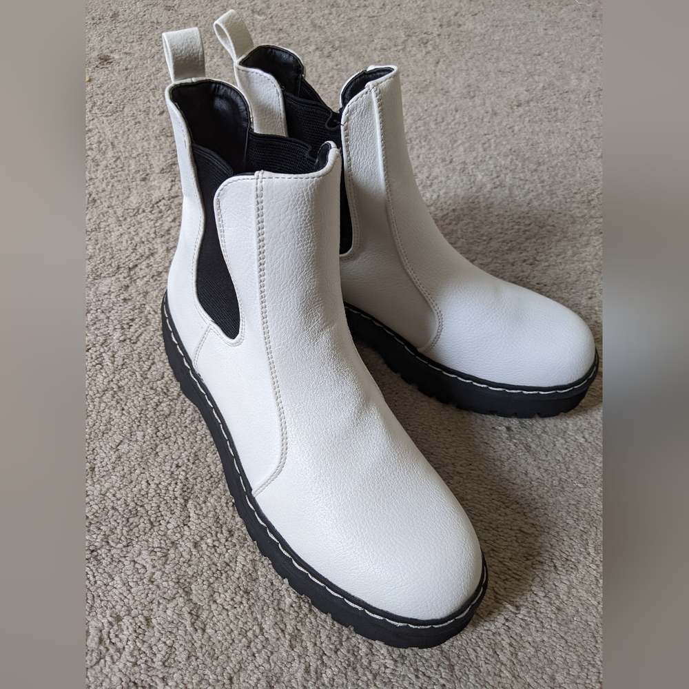 Sincerely Jules white combat boots